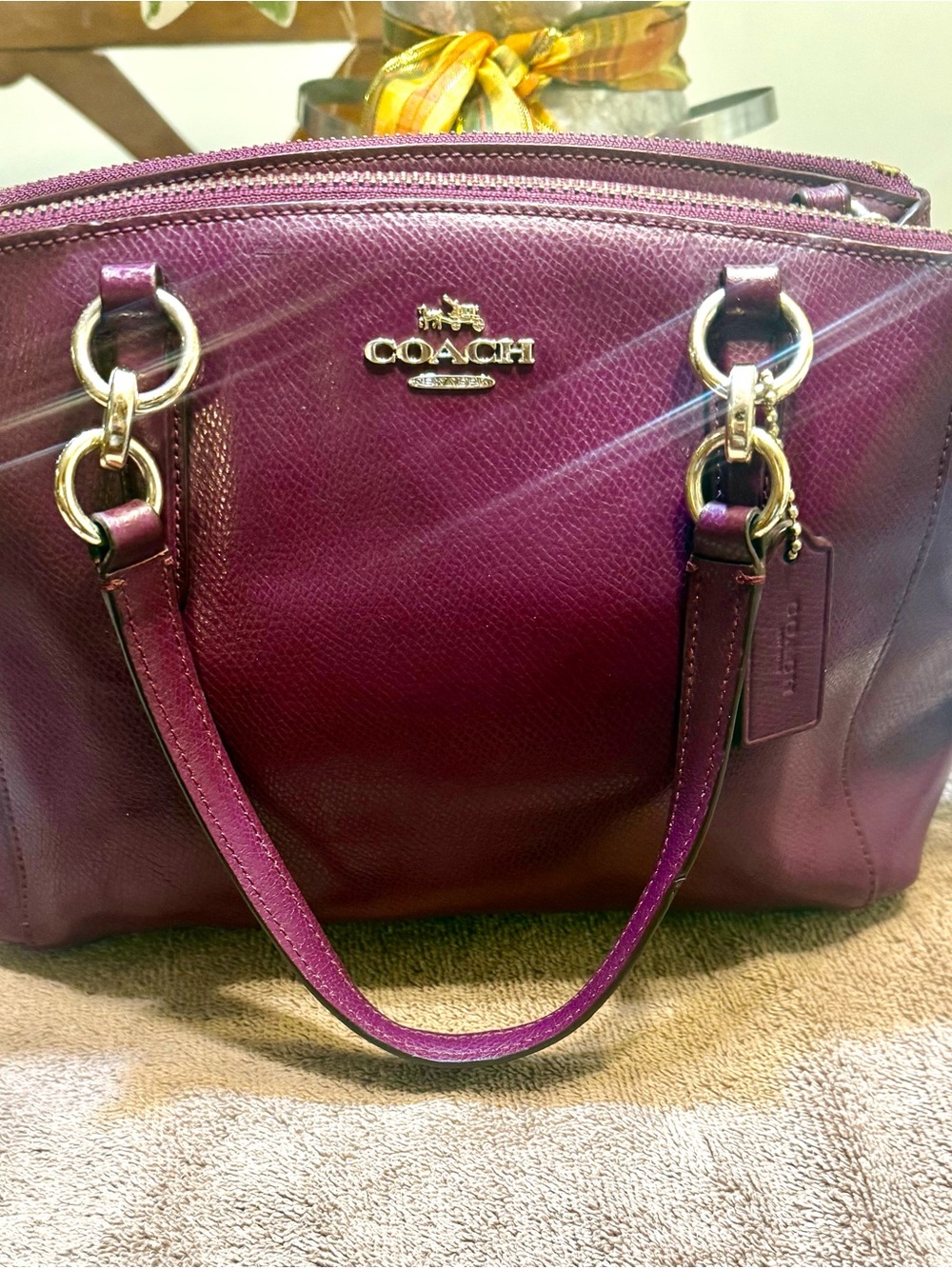 Coach 💜 Christie Mini Carryall satchel